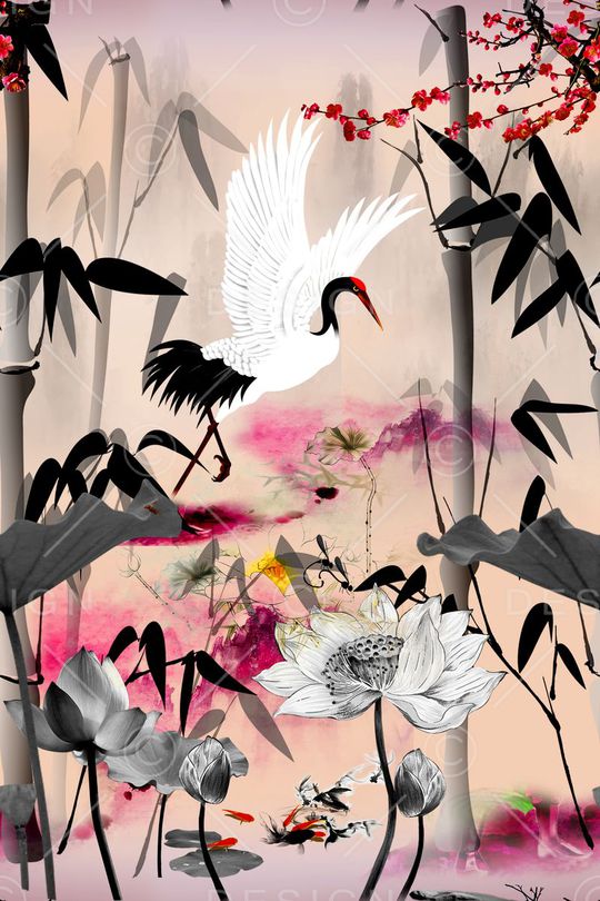 荷叶印花华亿平台图片