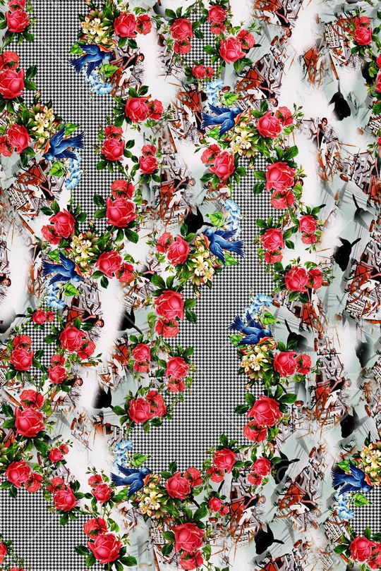 时尚创意大牌印花华亿平台图片