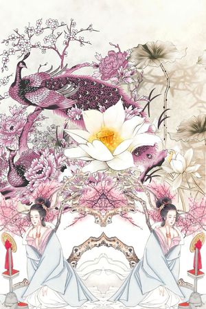 潮流时尚印花华亿平台图片