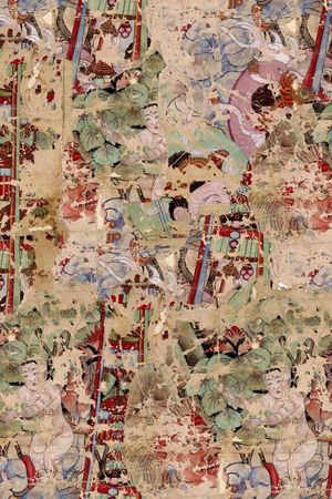 中国风印花华亿平台图片