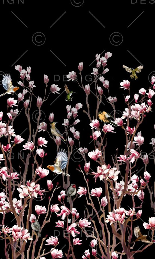 定位紫红花印花华亿平台图片