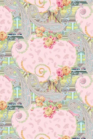 欧式风格印花华亿平台图片