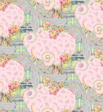 欧式风格印花华亿平台图片