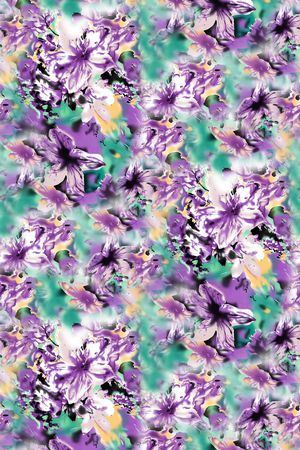 抽象印花华亿平台图片