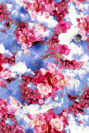 清新印花华亿平台图片