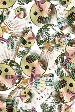 复古印花华亿平台图片