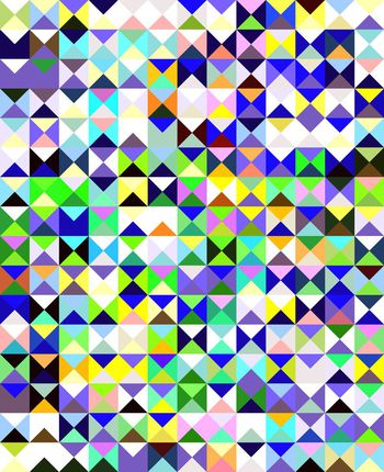 459380-简约几何立体三角方格女装连衣裙衬衣