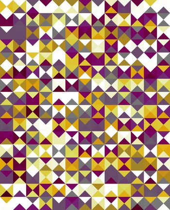 459381-简约几何立体三角方格女装连衣裙衬衣