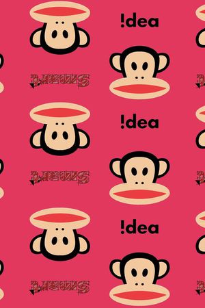 大嘴猴印花华亿平台图片