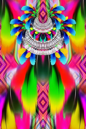 羽毛珠宝定位华亿平台印花华亿平台图片