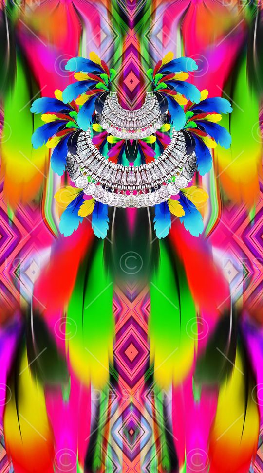 羽毛珠宝定位华亿平台印花华亿平台图片