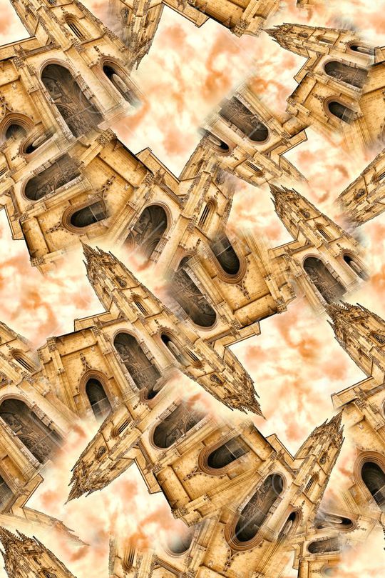 教堂印花华亿平台图片