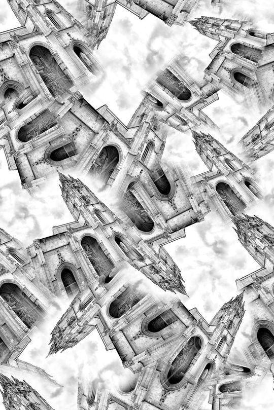 教堂印花华亿平台图片