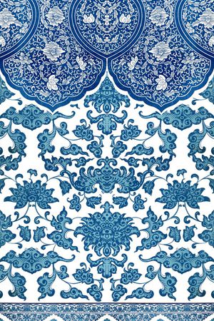 中国风印花华亿平台图片