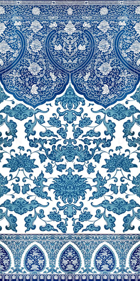 中国风印花华亿平台图片