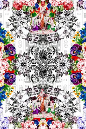 中式印花华亿平台图片