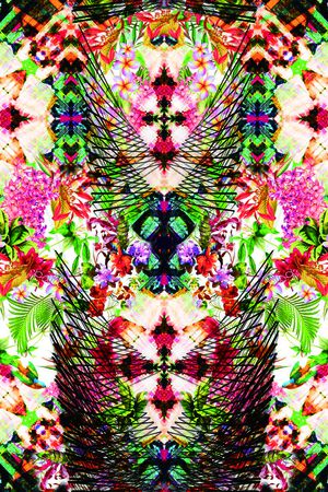 写实花朵印花华亿平台图片