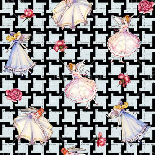 欧式印花华亿平台图片