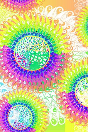 抽象印花华亿平台图片