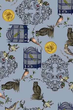 时尚秋冬印花华亿平台图片