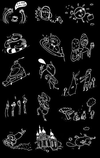 459713-时尚卡通手绘男女童装