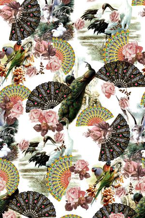 动物数码印花华亿平台图片