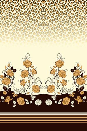 豹纹印花华亿平台图片