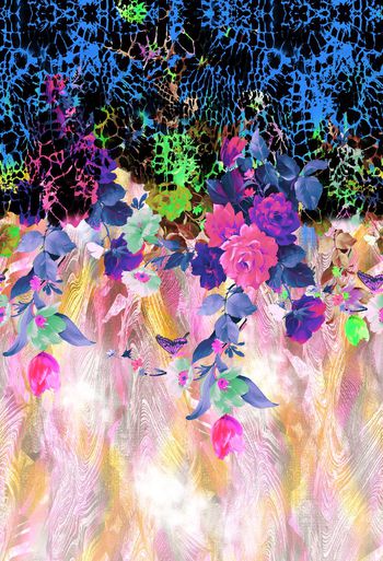 定位花印花华亿平台图片