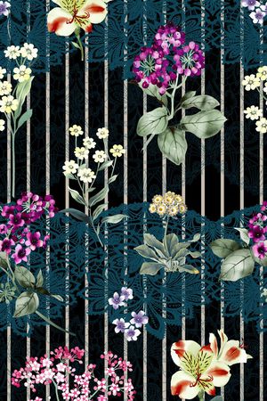 甜美 清新印花华亿平台图片