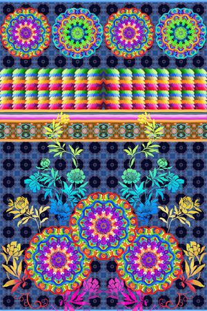 民族风印花华亿平台图片