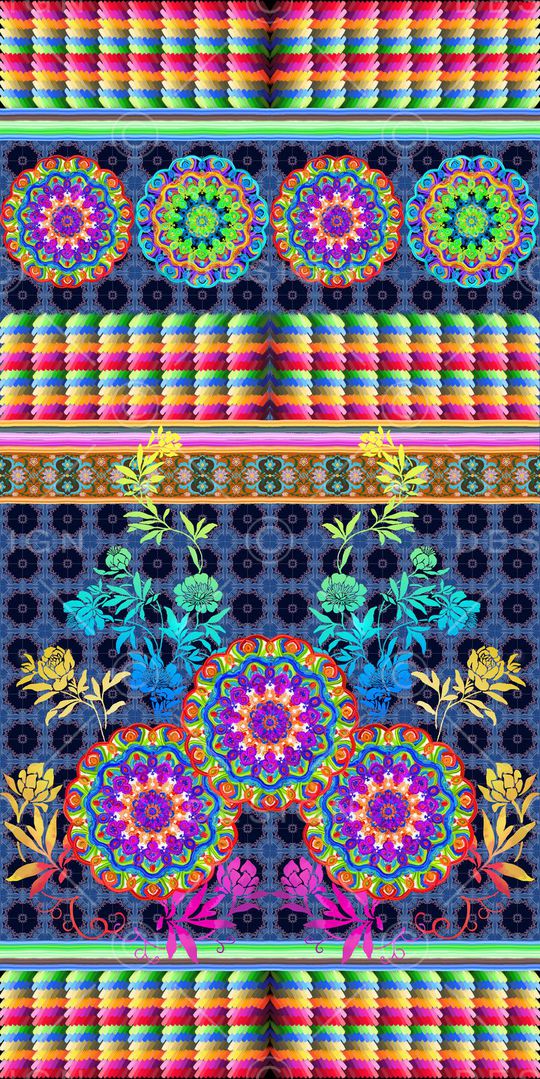 民族风印花华亿平台图片