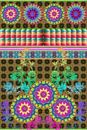 民族风印花华亿平台图片