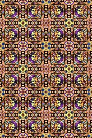 几何印花华亿平台图片