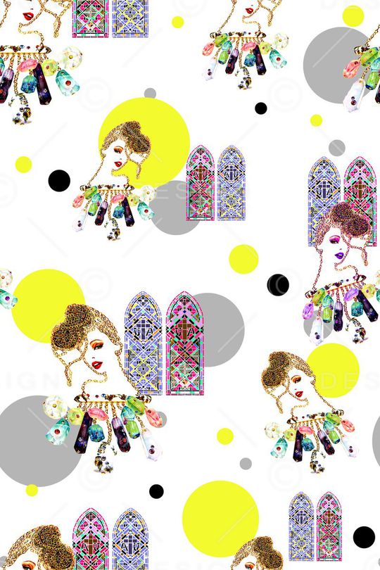 大牌珠宝印花华亿平台图片