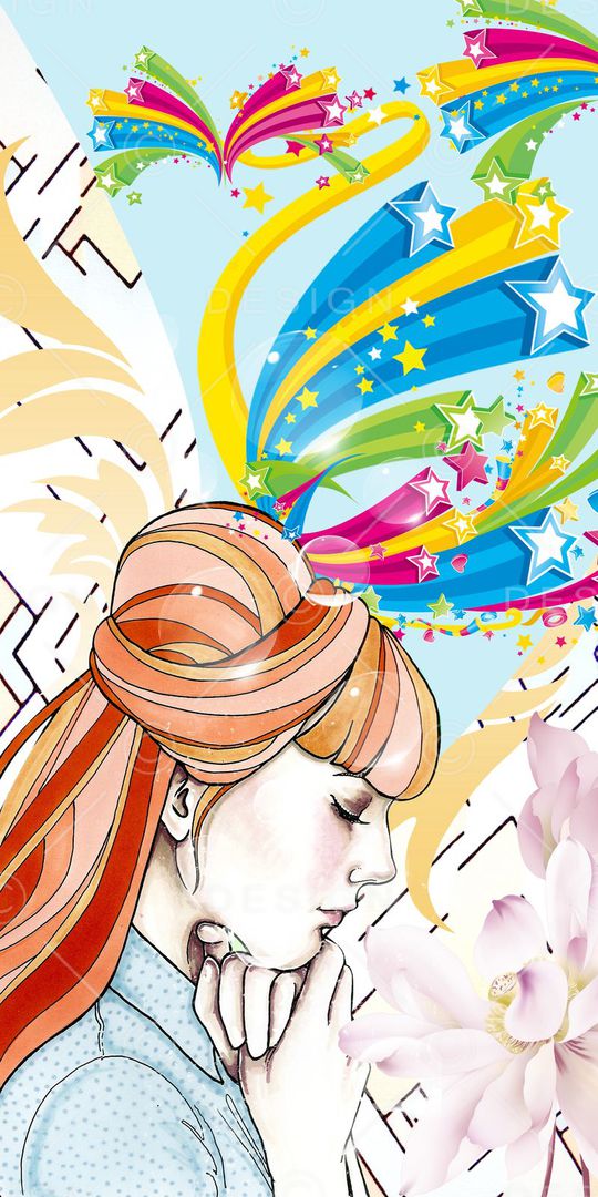 插画印花华亿平台图片