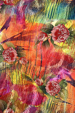 花朵印花华亿平台图片