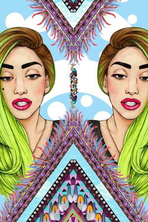 流行时尚印花华亿平台图片