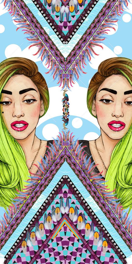 流行时尚印花华亿平台图片