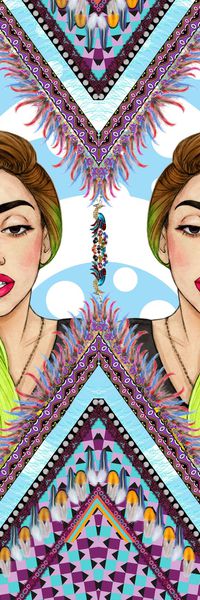 流行时尚印花华亿平台图片