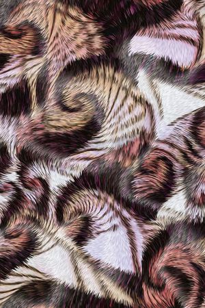 复古印花华亿平台图片