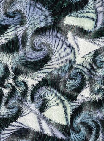 459987-复古螺旋动物纹组合男装外套夹克女装