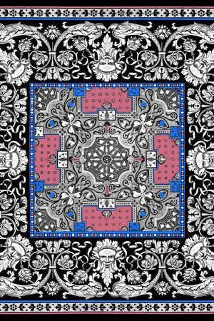 欧式宫廷风印花华亿平台图片