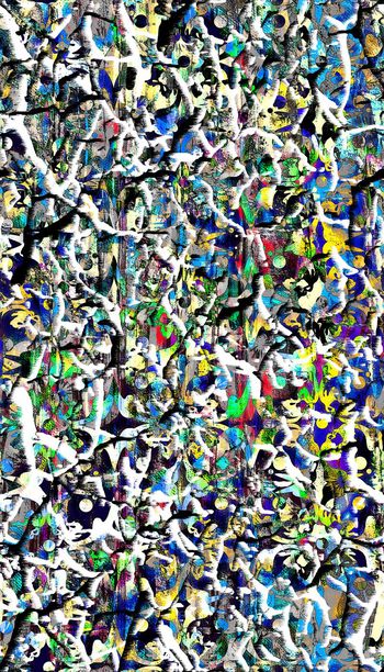 460027-民族印象热爱艺术手绘笔触喷溅女装连