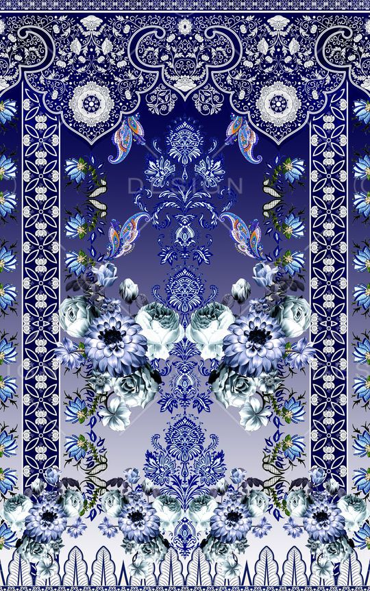 中国风印花华亿平台图片