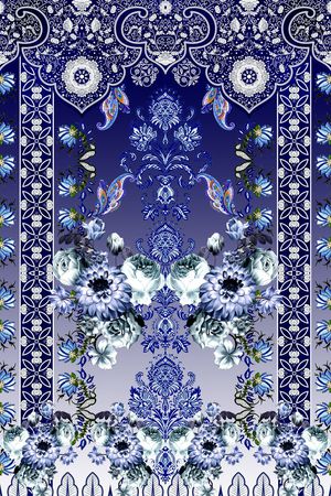 中国风印花华亿平台图片