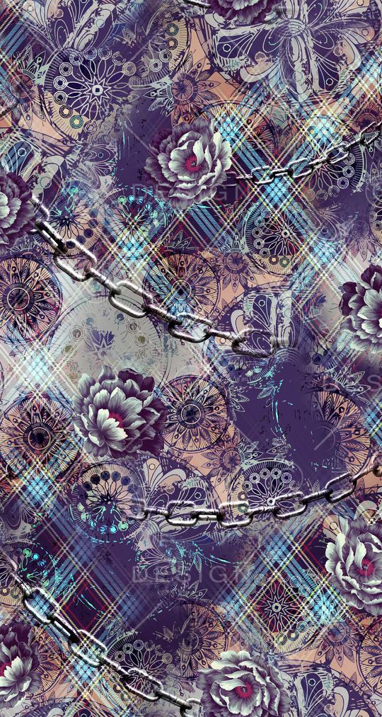 格子印花华亿平台图片