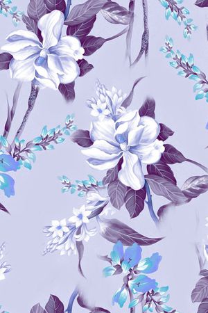 清爽素雅印花华亿平台图片