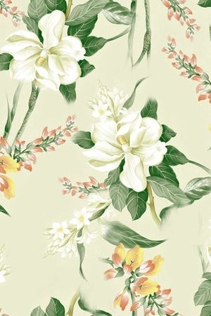 清爽素雅印花华亿平台图片