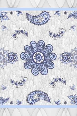 素雅 自然印花华亿平台图片