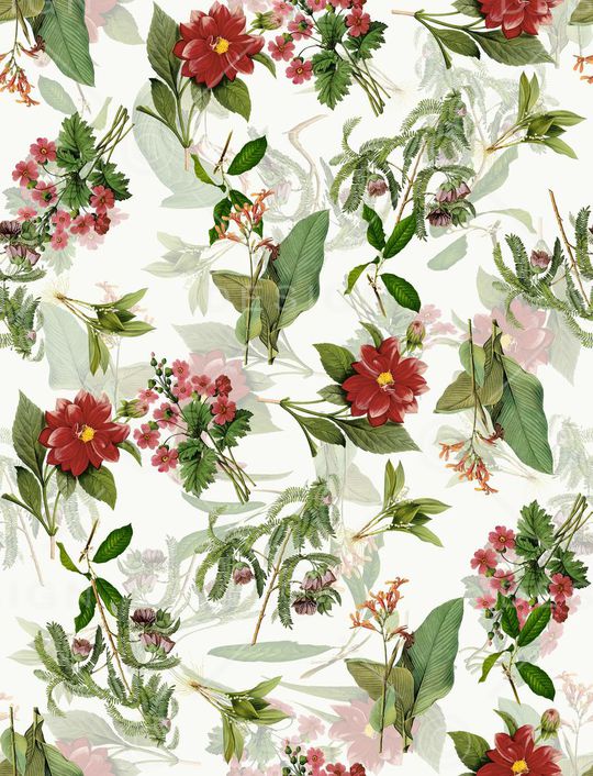 复古手绘印花华亿平台图片